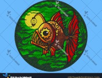 embroidery-digitizing-angler-fish